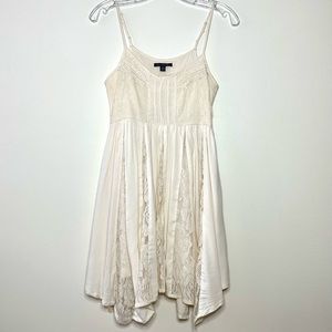 American Eagle Outfitters Lace Handkerchief Hem Dress